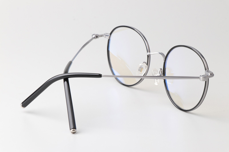 Lim More Eyeglasses Black Silver