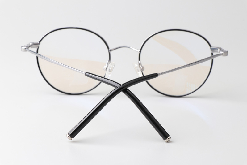 Lim More Eyeglasses Black Silver