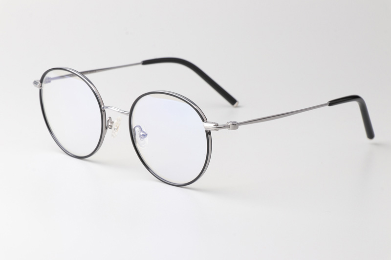 Lim More Eyeglasses Black Silver