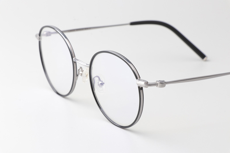 Lim More Eyeglasses Black Silver