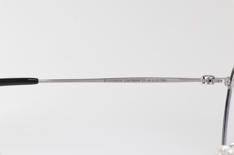 Lim More Eyeglasses Black Silver