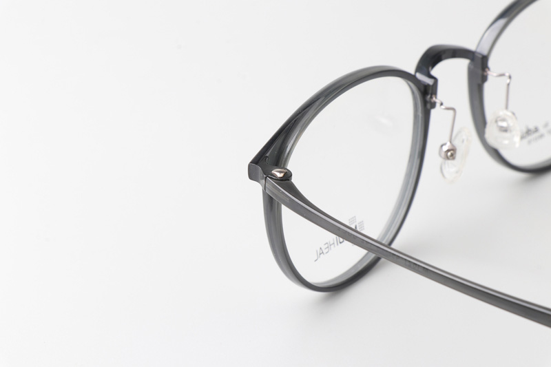 M1627 Eyeglasses Transparent Gray