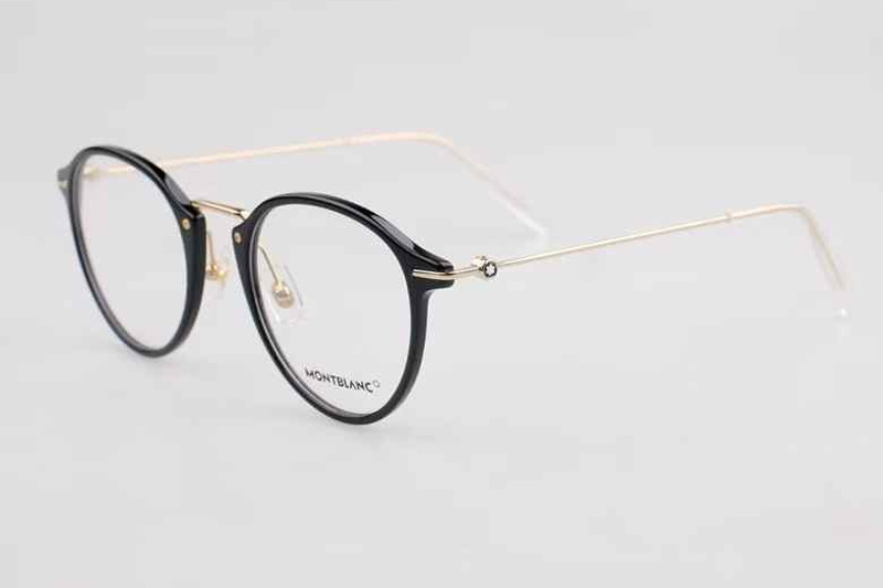 MB0294S Eyeglasses Black Gold
