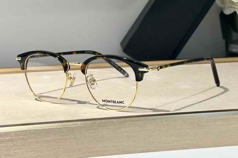 MB0408O Eyeglasses Tortoise Gold