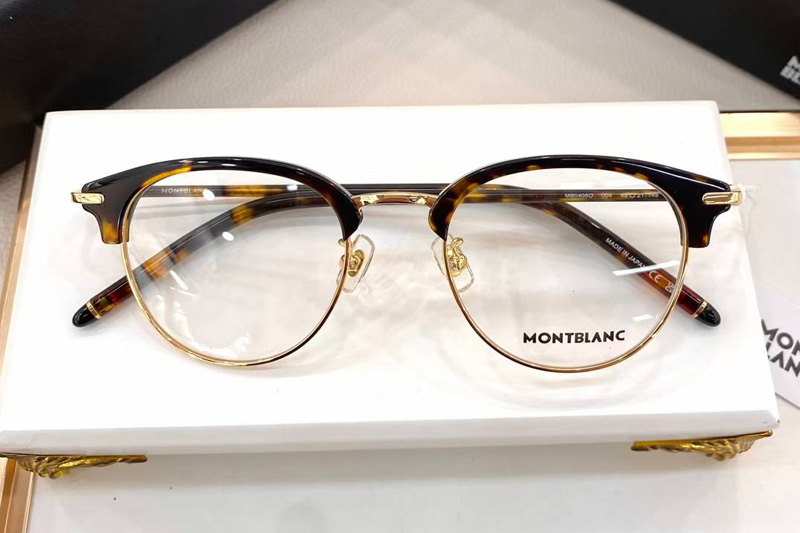 MB0408O Eyeglasses Tortoise Gold