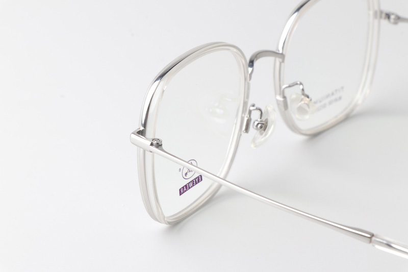MJ6150 Eyeglasses Clear Silver