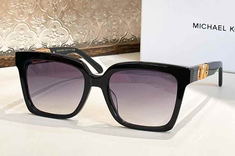 MK4119U Sunglasses Black Gold Gradient Gray