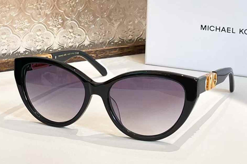 MK4120U Sunglasses Black Gold Gradient Gray