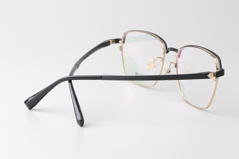 MS1025 Eyeglasses Black Gold
