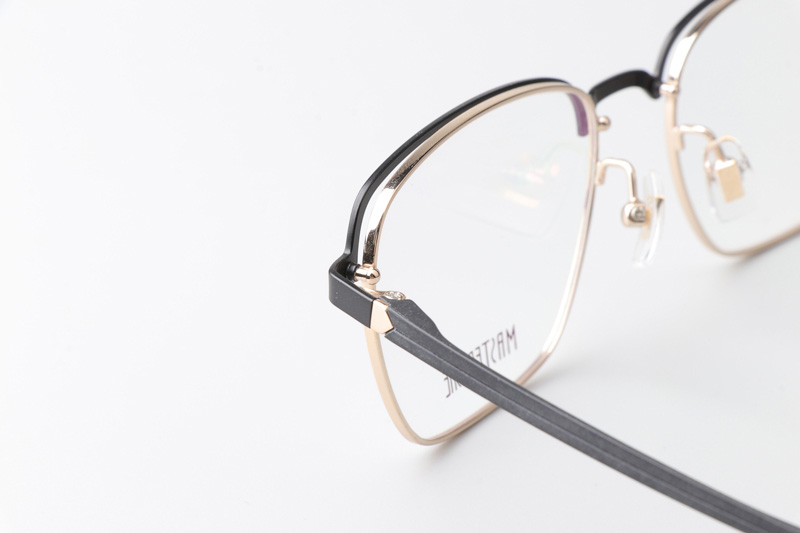 MS1025 Eyeglasses Black Gold
