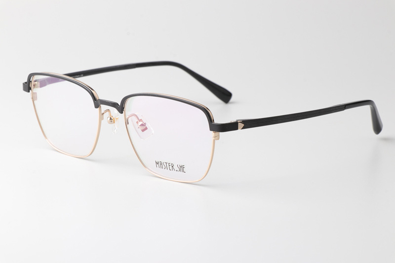 MS1025 Eyeglasses Black Gold