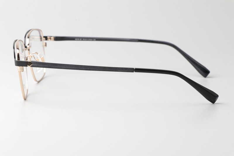 MS1025 Eyeglasses Black Gold