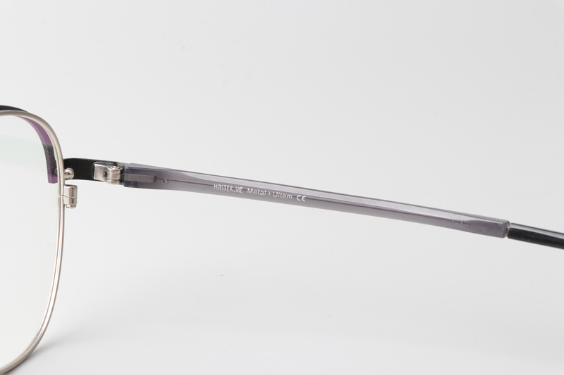 MS1026 Eyeglasses Black Silver