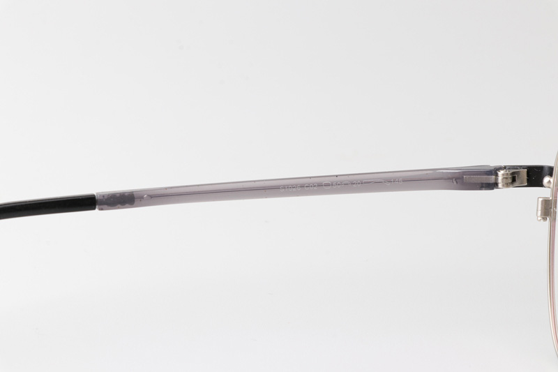 MS1026 Eyeglasses Black Silver