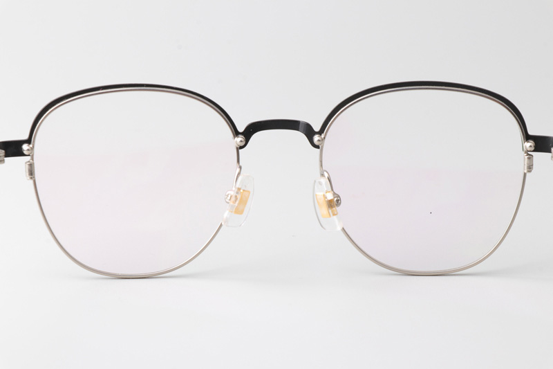 MS1026 Eyeglasses Black Silver