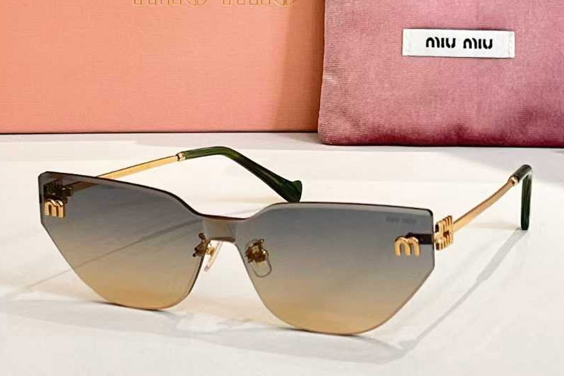 MU101AV Sunglasses Gold Gradient Gray