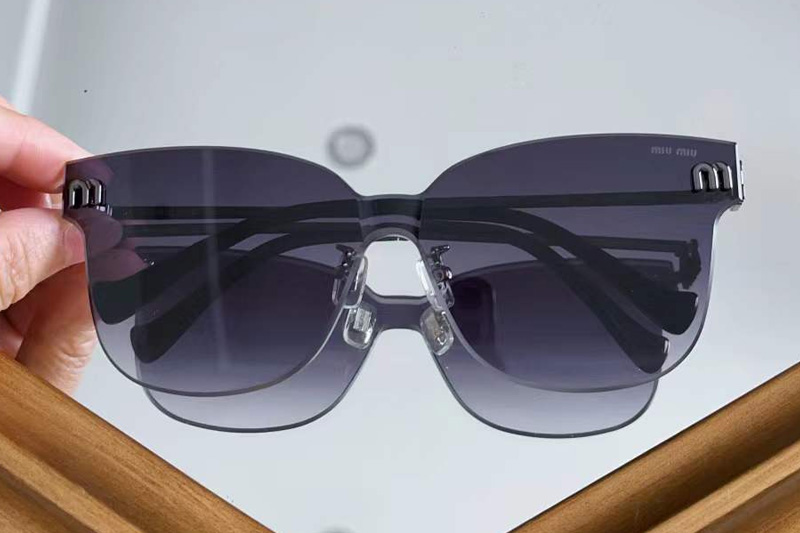 MU105AV Sunglasses Gunmetal Gradient Gray