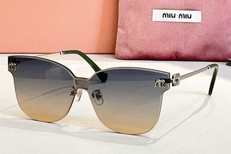 MU105AV Sunglasses Silver Gradient Gray