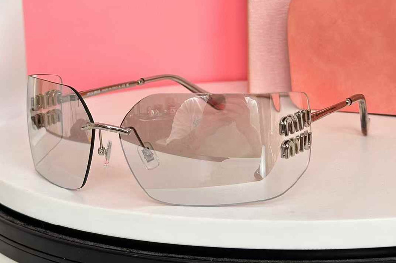 MU54YS Sunglasses Silver Mirror