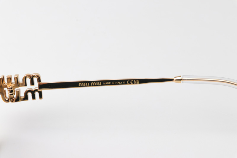 MU54ZS Sunglasses Gold Gradient Gray