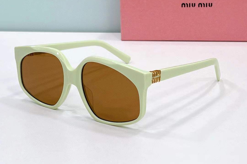 MU80S Sunglasses Green Brown