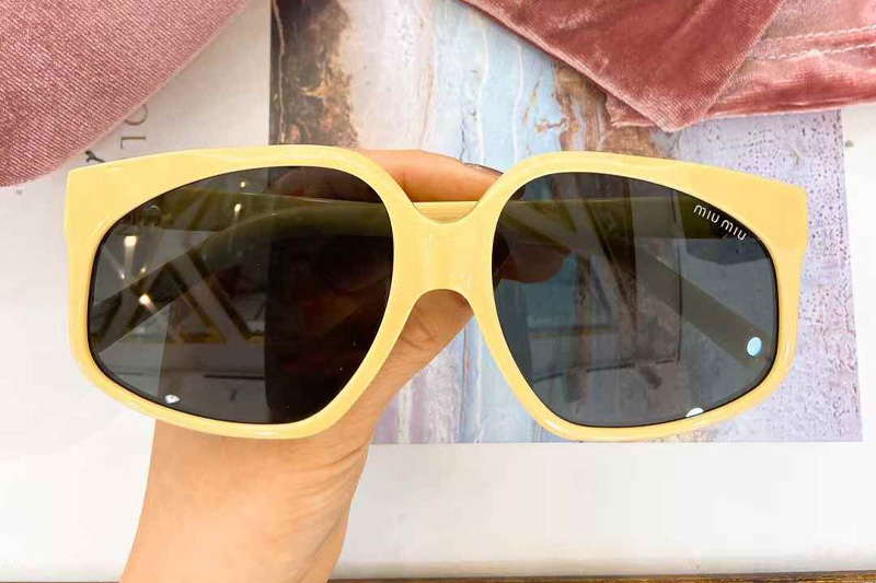 MU80S Sunglasses Light Yellow Gray