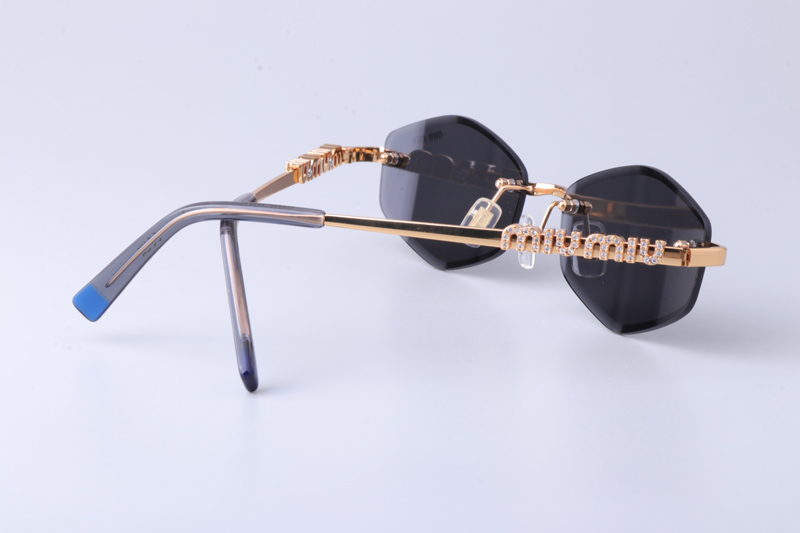 MU948S Sunglasses Gold Gray