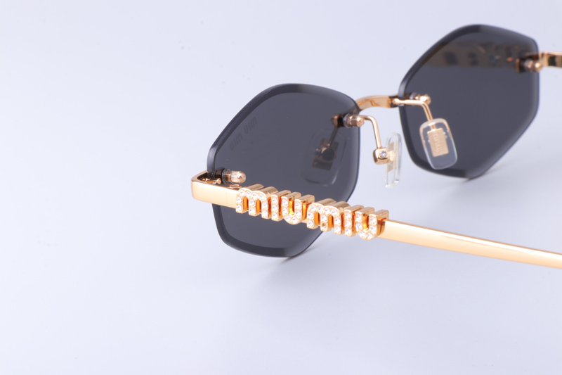 MU948S Sunglasses Gold Gray