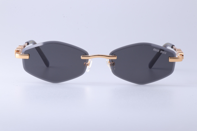 MU948S Sunglasses Gold Gray