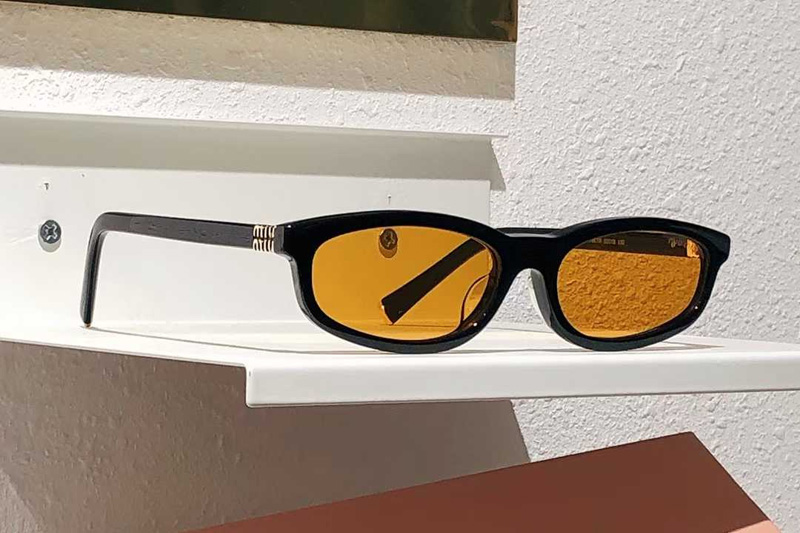 MUA06S Sunglasses Black Yellow