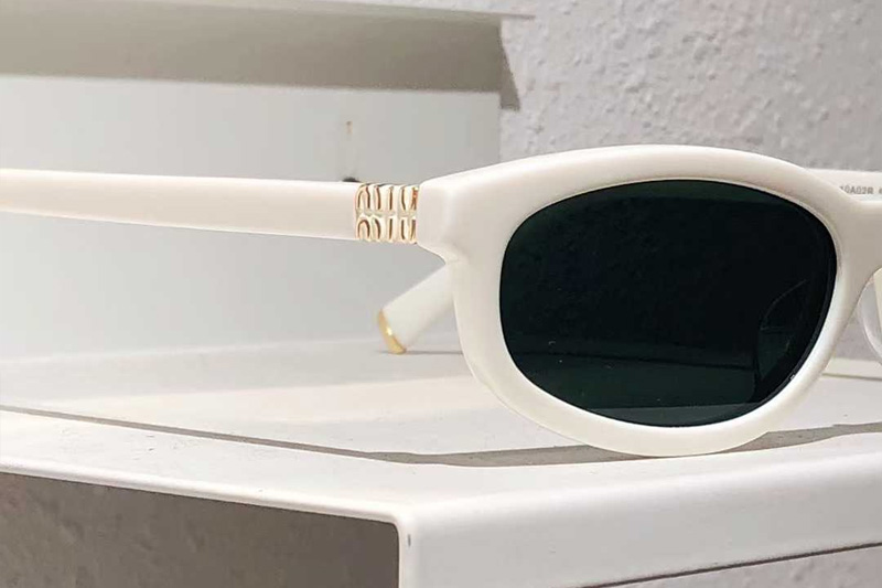 MUA06S Sunglasses White Gray