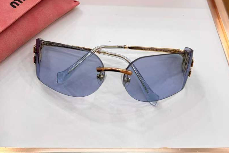 MUA51S Sunglasses Gold Blue
