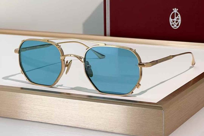 Marbot Sunglasses Gold Blue
