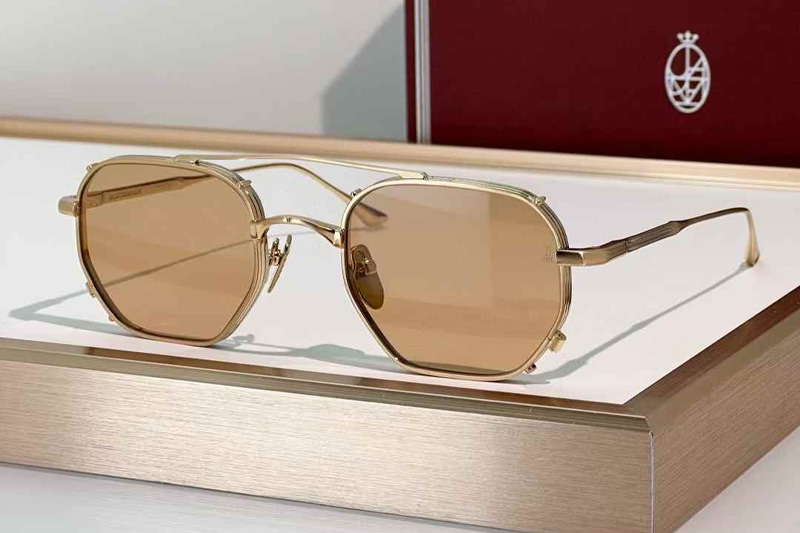Marbot Sunglasses Gold Brown