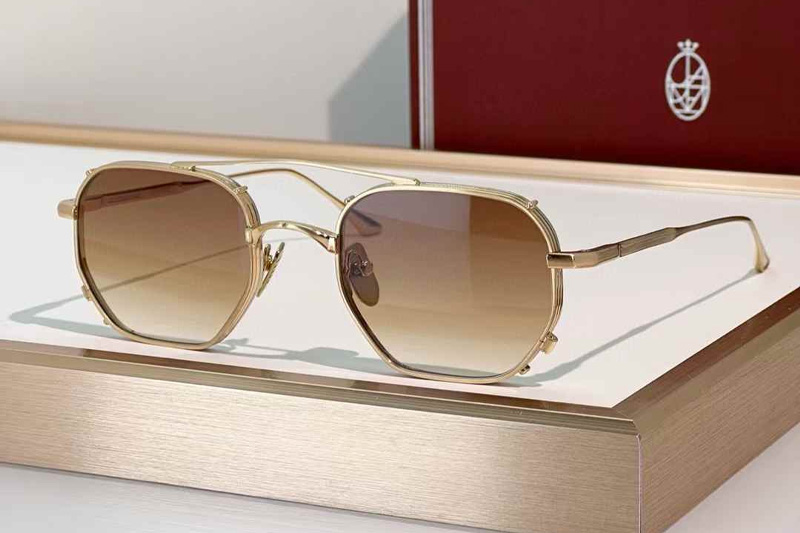 Marbot Sunglasses Gold Gradient Brown