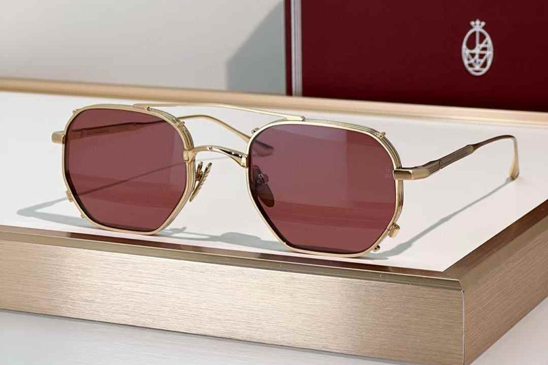 Marbot Sunglasses Gold Red