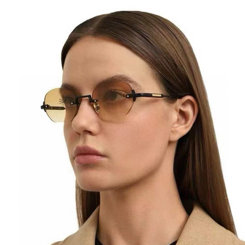 Marshall Sunglasses Black Gradient Brown