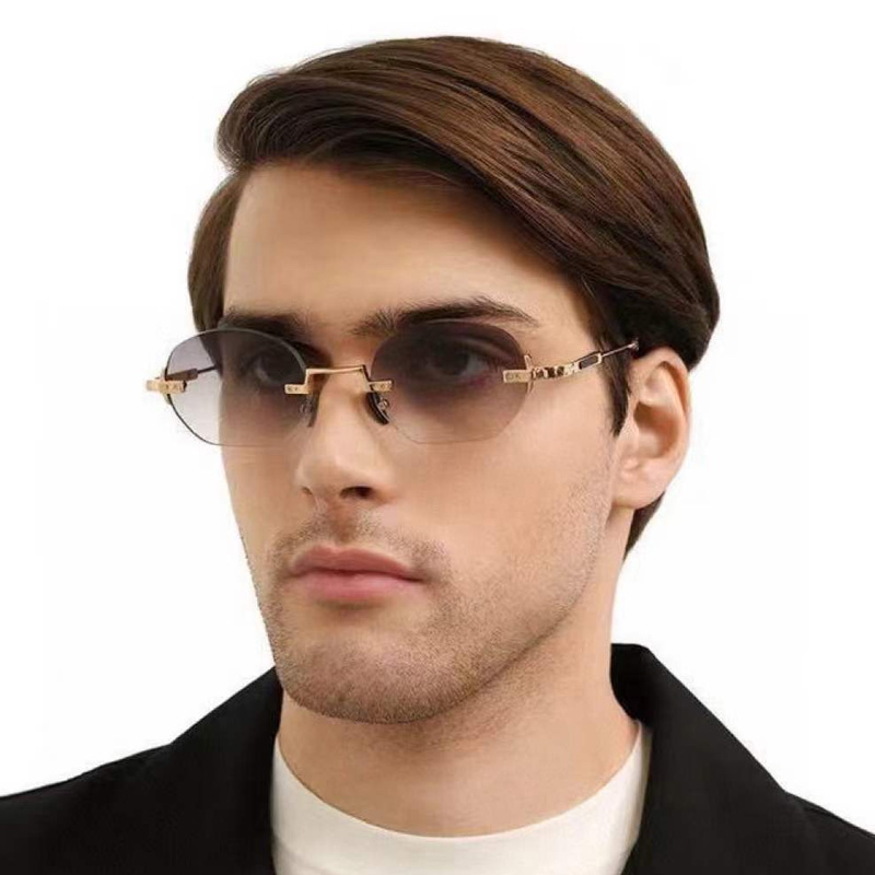 Marshall Sunglasses Gold Gradient Gray