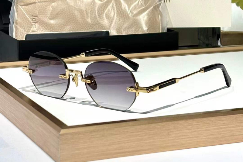 Marshall Sunglasses Gold Gradient Gray