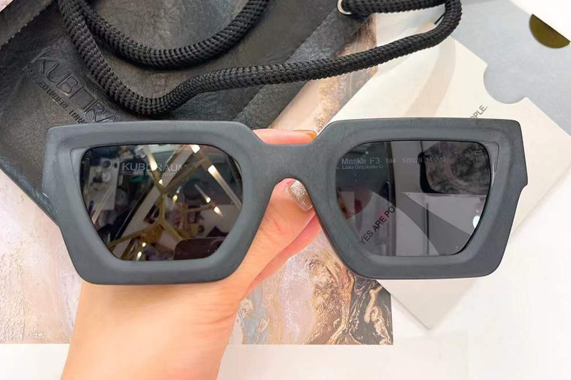 Maske F3 Sunglasses Matte Black Gray