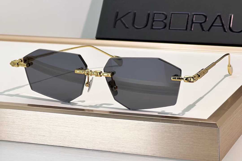 Maske H63 Sunglasses Gold Gray