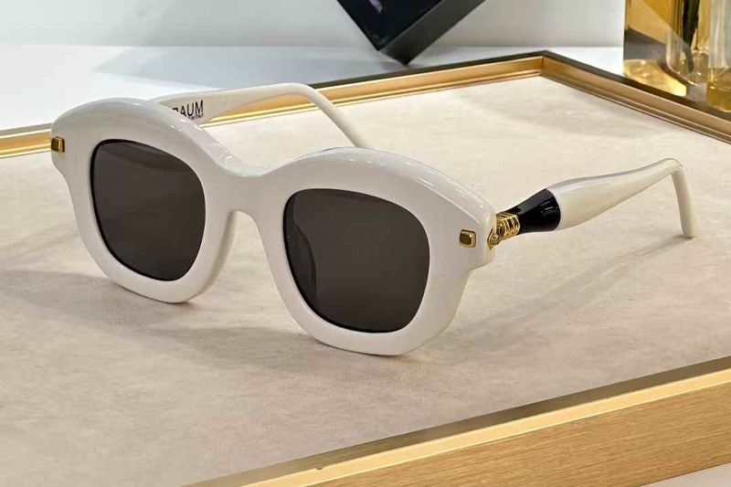 Maske J1 Sunglasses White Gray