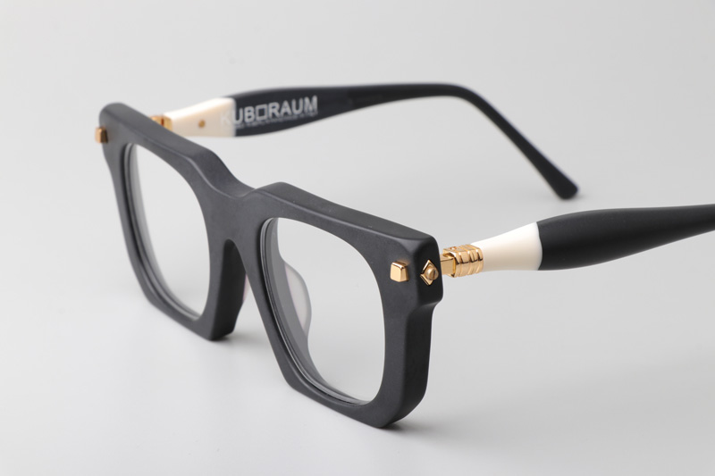 Maske J3 Eyeglasses Matte Black White