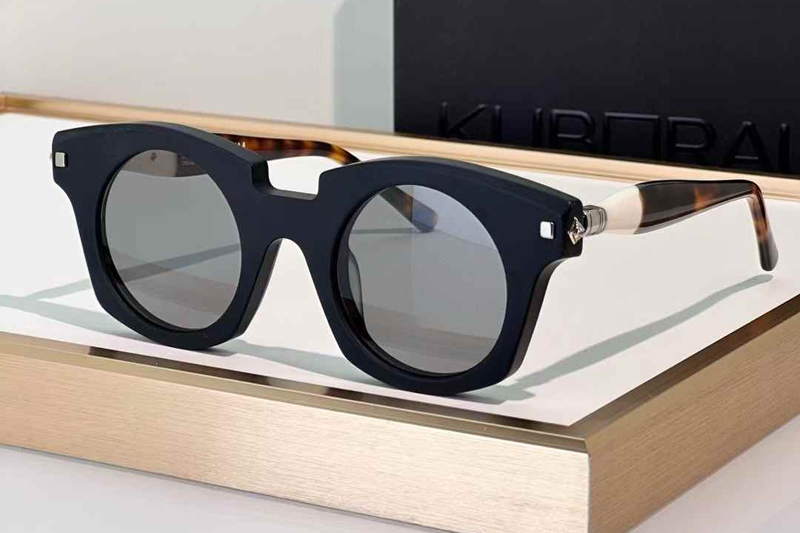 Maske J6 Sunglasses Matte Black Tortoise Gray