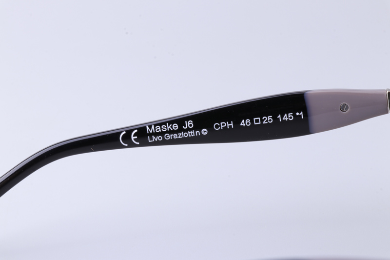 Maske J6 Sunglasses Tortoise Black Gray