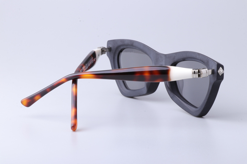 Maske J7 Sunglasses Matte Black Tortoise Gray