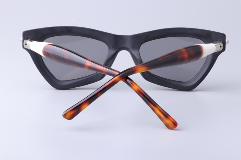 Maske J7 Sunglasses Matte Black Tortoise Gray