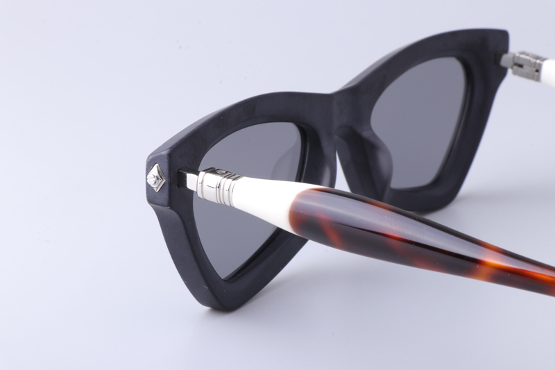 Maske J7 Sunglasses Matte Black Tortoise Gray