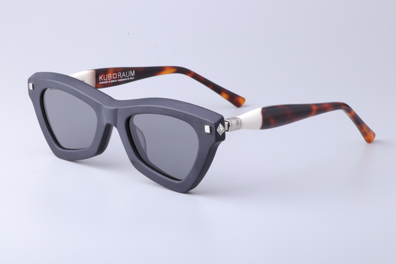 Maske J7 Sunglasses Matte Black Tortoise Gray