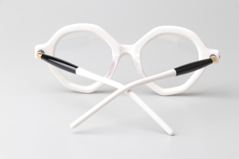 Maske P18 Eyeglasses White
